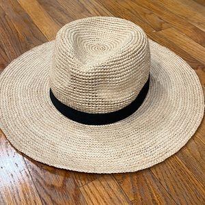 J. Crew Packable Straw Hat L/XL